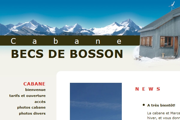 Cabane des becs de Bosson