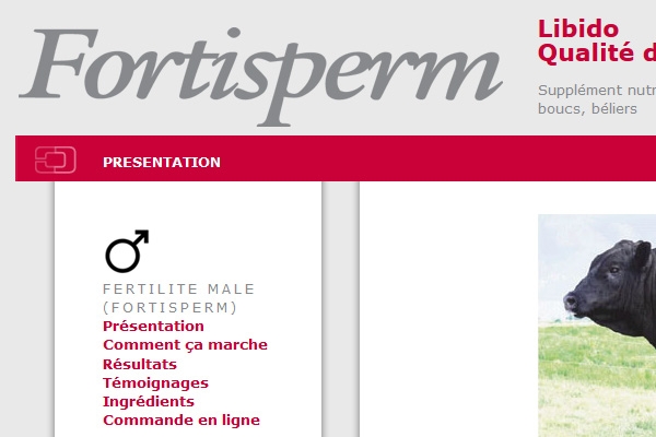 Fortifiant pour bovin Fortisperm